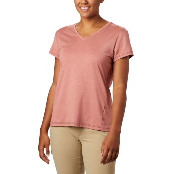 Columbia T-Shirt Dames, Bryce Short Sleeve DonkerKoraal, 95IEQAKZY